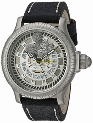 Invicta Watches : 22739 Disney Limited Edition Analog Date Black Leather Men Watch