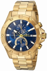 Invicta Watches : 22756 Blue Dial Stainless Steel Band Men Watch