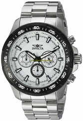 Invicta Watches : 22782 Silver Dial Stainless Steel Band Men Watch