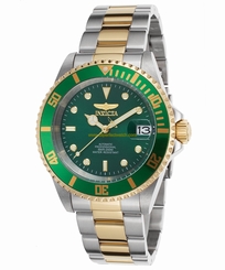 Invicta Watches : 22831 Green Dial Stainless Steel Band Men Watch