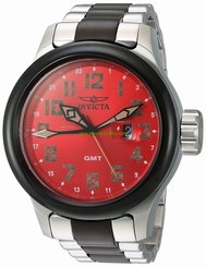 Invicta Watches : 22844 Red Dial Stainless Steel Band Men Watch