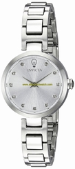 Invicta Watches : 22886 Silver Dial Stainless Steel Band Women Watch