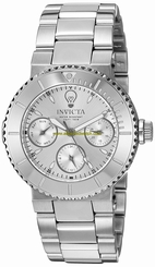Invicta Watches : 22894 Silver Dial Stainless Steel Band Women Watch