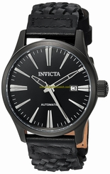Invicta Watches : 22948 Black Dial Stainless Steel Band Men Watch