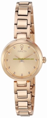 Invicta Watches : 22949 Gold Dial Stainless Steel Band Women Watch