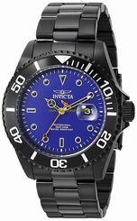 Invicta Watches : 23008 Blue Dial Stainless Steel Band Men Watch