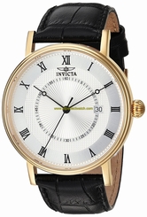 Invicta Watches : 23021 Silver Dial Stainless Steel Band Men Watch