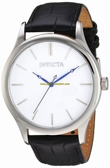 Invicta Watches : 23023 Quartz Analog Black Leather Men Watch