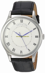 Invicta Watches : 23027 Quartz Roman Numerals Dial Black Leather Men Watch