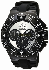 Invicta Watches : 23040 Quartz Chronograph Date Black Silicone Men Watch