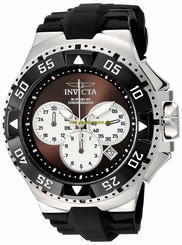 Invicta Watches : 23045 Black Dial Stainless steel Band Men Watch