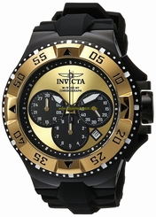 Invicta Watches : 23046 Quartz Chronograph Date Black Silicone Men Watch