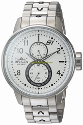 Invicta Watches : 23059 White Dial Stainless Steel Band Men Watch