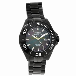 Invicta Watches : 23070 Black Dial Stainless Steel Band Men Watch