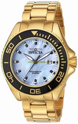 Invicta Watches : 23071 Mother Of Pearl Dial Stainless Steel Band Men Watch