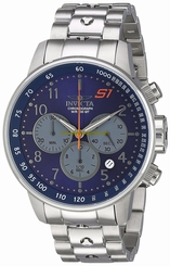 Invicta Watches : 23087 Blue Dial Stainless Steel Band Men Watch