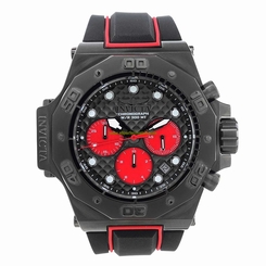 Invicta Watches : 23107 Black Dial Uni-directional Rotating Black Ion-plated Band Men Watch