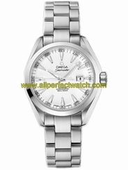 Omega Watches : 231.10.34.20.04.001 34mm Automatic Chronometer Aqua Terra White Dial Stainless Steel Case With Stainless Steel Bracelet Women Watch