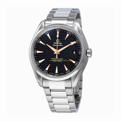 Omega Watches : 231.10.42.21.01.006 Black Wave Pattern Dial Fixed Stainless Steel Band Men Watch