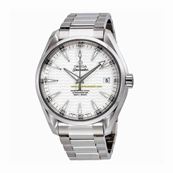 Omega Watches : 231.10.42.21.02.006 Silver Wave Pattern Dial Fixed Stainless Steel Band Men Watch