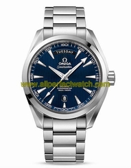 Omega Watches : 231.10.42.22.03.001 Automatic Blue Dial Day Date Stainless Steel Men Watch