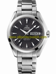 Omega Watches : 231.10.43.22.06.001 43mm Automatic Chronometer Aqua Terra Annual Calendar Black Dial Stainless Steel Case With Stainless Steel Bracelet Men Watch