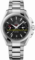 Omega Watches : 231.10.43.52.06.001 Automatic Chronometer GMT Chronograph Stainless Steel Men Watch