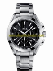 Omega Watches : 231.10.44.50.01.001 44mm Automatic Chronometer Aqua Terra Chronograph Black Dial Stainless Steel Case With Stainless Steel Bracelet Men Watch
