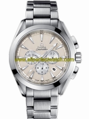 Omega Watches : 231.10.44.50.09.001 44mm Automatic Chronometer Aqua Terra Chronograph Ivory Dial Stainless Steel Case With Stainless Steel Bracelet Men Watch