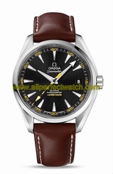 Omega Watches : 231.12.42.21.01.001 Automatic Chronometer Date Brown Leather Men Watch