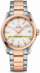 Omega Watches : 231.20.39.21.02.001 Automatic Date 18k Rose Gold and Stainless Steel (38.5mm) Men Watch