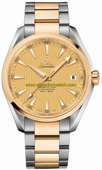 Omega Watches : 231.20.42.21.08.001 Automatic Chronometer Date 18k Yellow Gold and Stainless Steel Men Watch