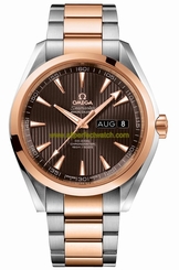 Omega Watches : 231.20.43.22.06.002 Automatic Chronometer Annual Calender 18k Rose Gold and Stainless Steel (43mm) Men Watch