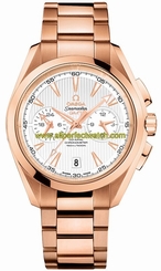 Omega Watches : 231.50.43.52.02.001 Automatic Chronometer GMT Chronograph 18k Rose Gold Men Watch