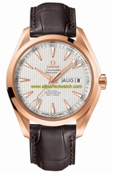 Omega Watches : 231.53.43.22.02.002 Automatic Chronometer Annual Calender 18k Rose Gold Case Brown Leather (43mm) Men Watch
