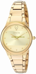 Invicta Watches : 23277 Gold Quartz Women Watch