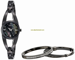 Invicta Watches : 23315 Black Oyster Quartz Women Watch