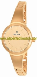 Invicta Watches : 23318 Rose Gold Dial Stainless Steel Band Women Watch