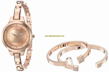 Invicta Watches : 23327 Rose Gold Dial Stainless Steel Band Women Watch