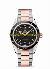 Omega Watches : 233.20.41.21.01.001 Automatic Chronometer 18k Rose Gold and Stainless Steel Men Watch