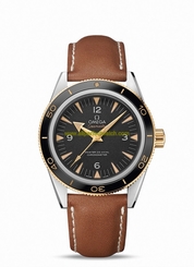 Omega Watches : 233.22.41.21.01.001 Master Co-Axial Chronometer 18k Yellow Gold Bezel Brown Leather Men Watch