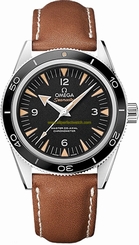 Omega Watches : 233.32.41.21.01.002 Black Dial Leather Band Men Watch