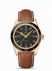 Omega Watches : 233.62.41.21.01.001 Master Co-Axial Chronometer 18k Yellow Gold Case Brown Leather Men Watch