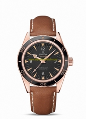 Omega Watches : 233.62.41.21.01.002 Master Co-Axial Chronometer 18k Rose Gold Case Brown Leather Men Watch