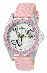 Invicta Watches : 23548 Pink Dial Water-resistant Women Watch