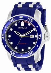 Invicta Watches : 23627 Blue Dial Silicone Men Watch