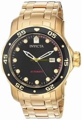 Invicta Watches : 23632 Black Dial Stainless Steel Band Men Watch