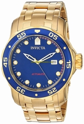 Invicta Watches : 23633 Blue Dial Stainless Steel Band Men Watch