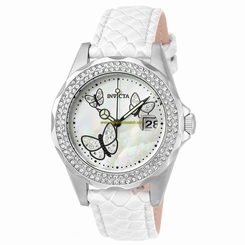 Invicta Watches : 23644 White Mother Of Pearl Quartz Women Watch