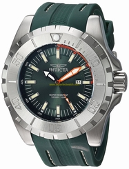 Invicta Watches : 23738 Green Dial Stainless Steel Band Men Watch